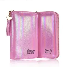 BeautyBigBang 24 слота Набор для штамповки ногтей, держатель, чехол, сумка, Круглый квадратный маникюр, лазер, дизайн ногтей, шаблон, органайзер, коробка, набор