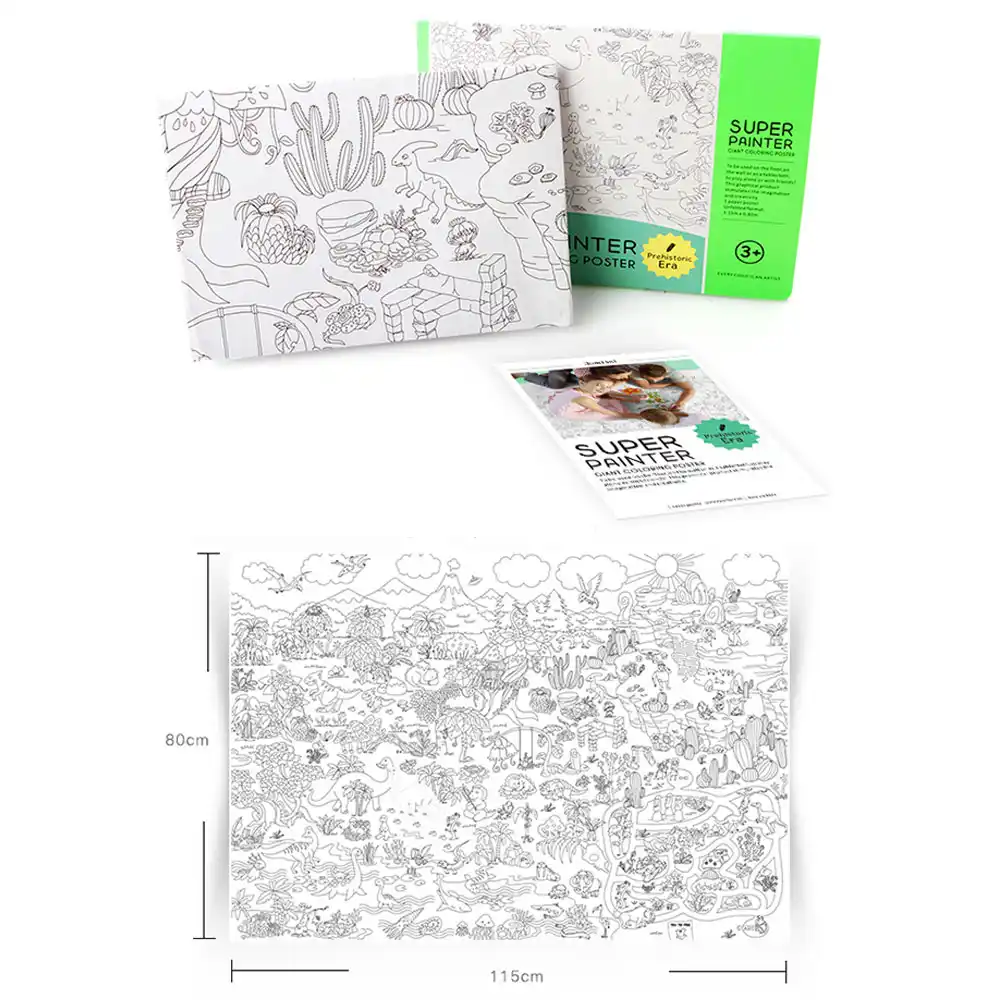 Anak Anak Super Pelukis Bayi Besar Kertas Gambar Raksasa Mewarnai Poster Mainan Anak Laki Laki Gadis Ulang Tahun Hadiah Pendidikan Menggambar Mainan Menggambar Mainan AliExpress