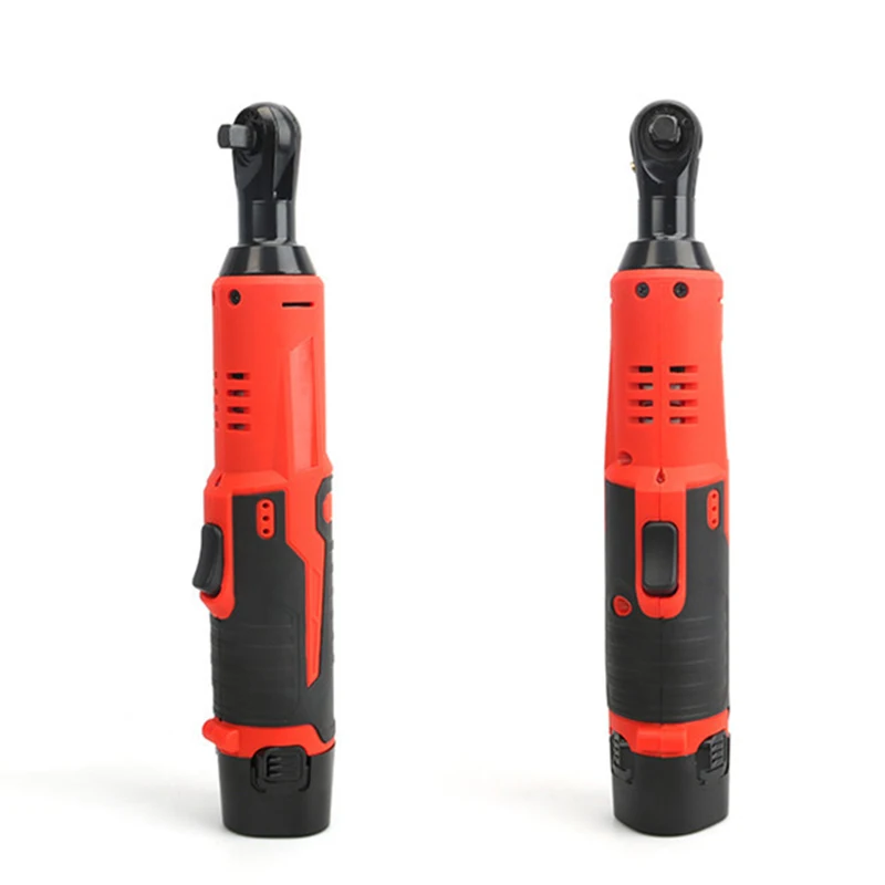 

1 Piece 12V 3/8 Inches Electric Charging Ratchet Wrench Lithium Battery Tool 90 Degree Angle Wrench