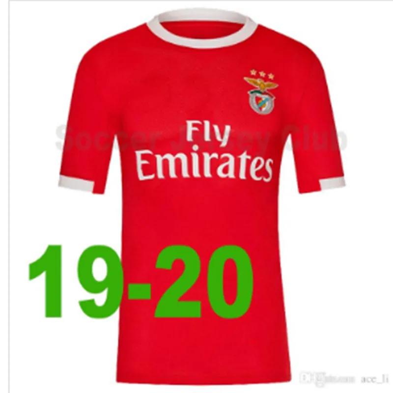 Новинка Benfica JONAS Футбольная Футболка 19 20 HOME Out JOAO FELIX RAFA Pizzi Salvio Raul Jimenez GRIMALDO футбольная рубашка - Цвет: shirt