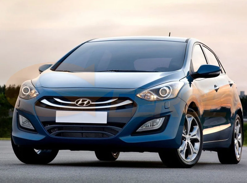 Для HYUNDAI I30 GD 2011 2012 2013 2014 2015 2016 проектор фары отличные ультра яркие CCFL ангельские