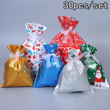 

Gift Bag Ribbon Kit Present Wrapping Storage Pouch Christmas Decors Party Supply