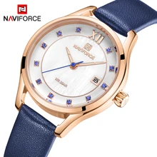 NAVIFORCE Women Watches Top Brand Luxury Fashion Quartz Watch Waterproof Wristwatch Ladies Simple Girls Clock relogios feminino