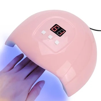 

Nail Gel Curing Machine 54W Nail Gel Curing Light LED Light Chips Smart Sensor Nail Polish Drying Light Nail Lamp