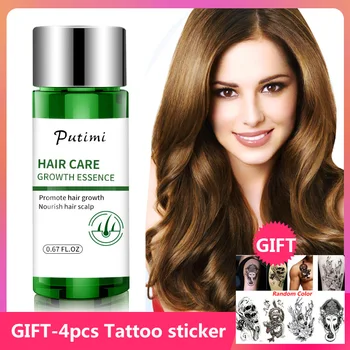 

Putimi Hair Care Growth Essence Anti Hair Loss Prevent Health Care Beauty Dense Hair Growth Serum Products for Women Men 20ml