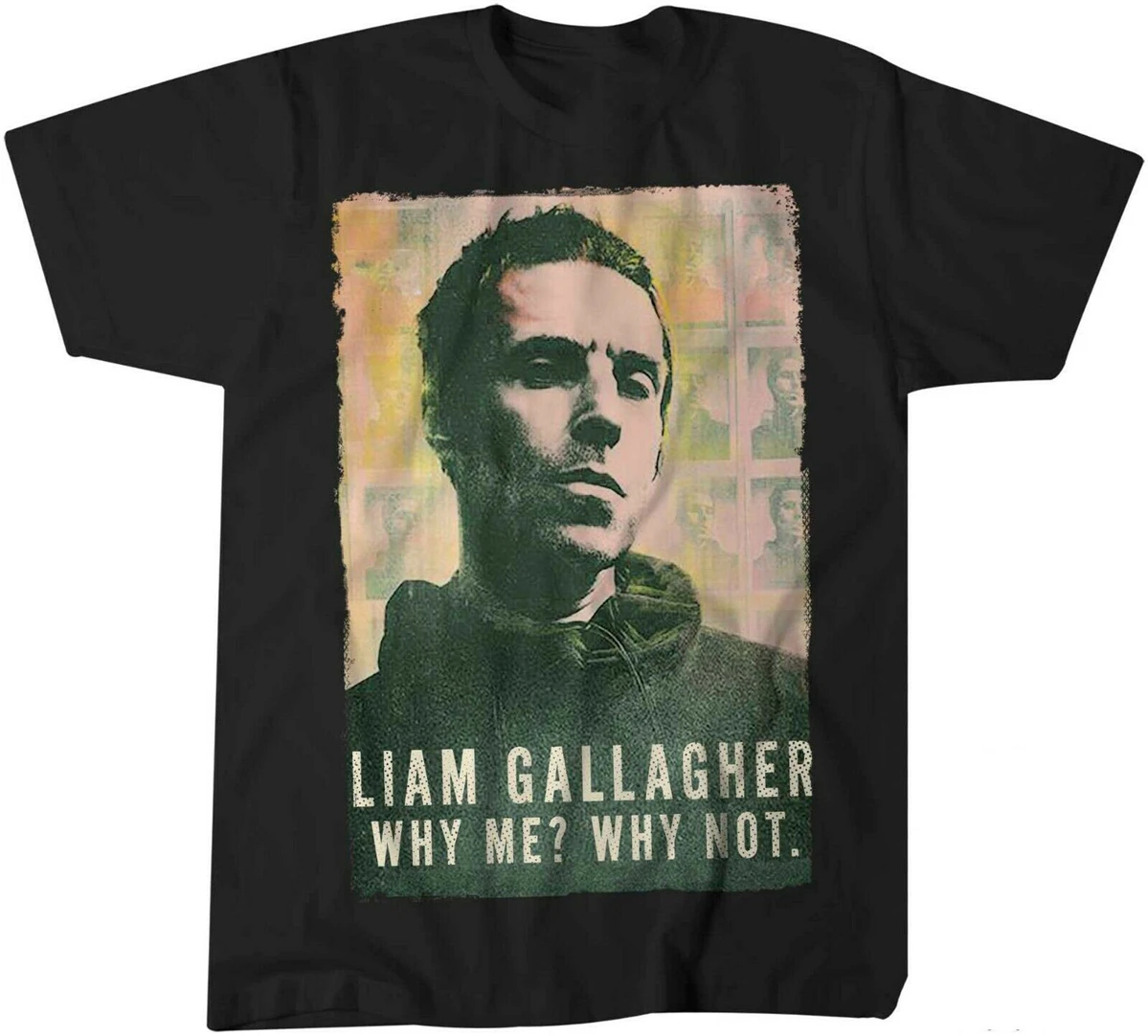 Liam Gallagher Why Me whose Inspired футболка мужская 0434 Лучшие рождественские подарки | Мужская