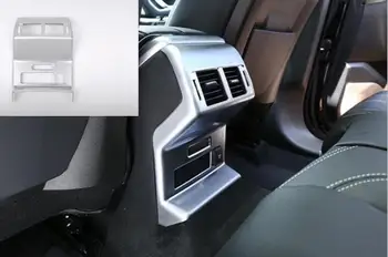 

ABS Chrome Car Rear Air Conditioner Vent Outlet Cover Trim Moldings Car Styling 1PCS Fit For Range Rover Velar 2017 2018
