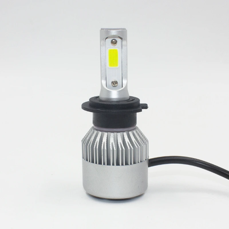H7 светодиодный COB 16000lm Автомобильный фонарь H3 H4 H8 H11 9005 9006 дневное время вождения