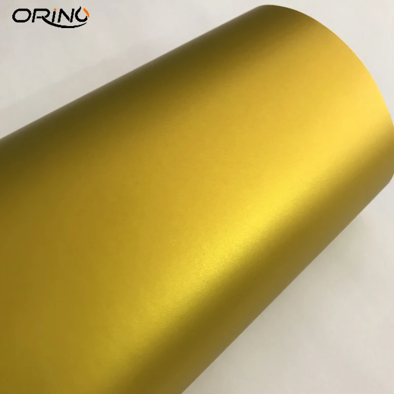 Gold Matt Metallic Vinyl Wrap Sticker-7