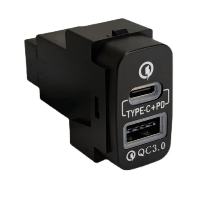 車の充電器TYPE-Cパック,クイックチャージ,USBインターフェース,三菱