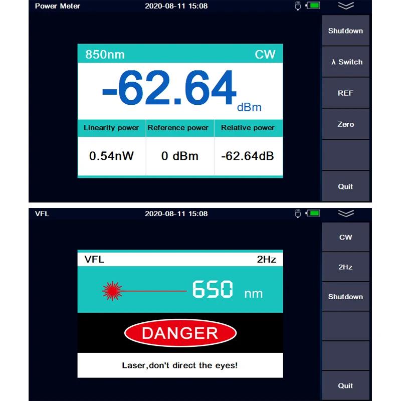 980EXT Pro mini OTDR Reflectometer with OPM OLS