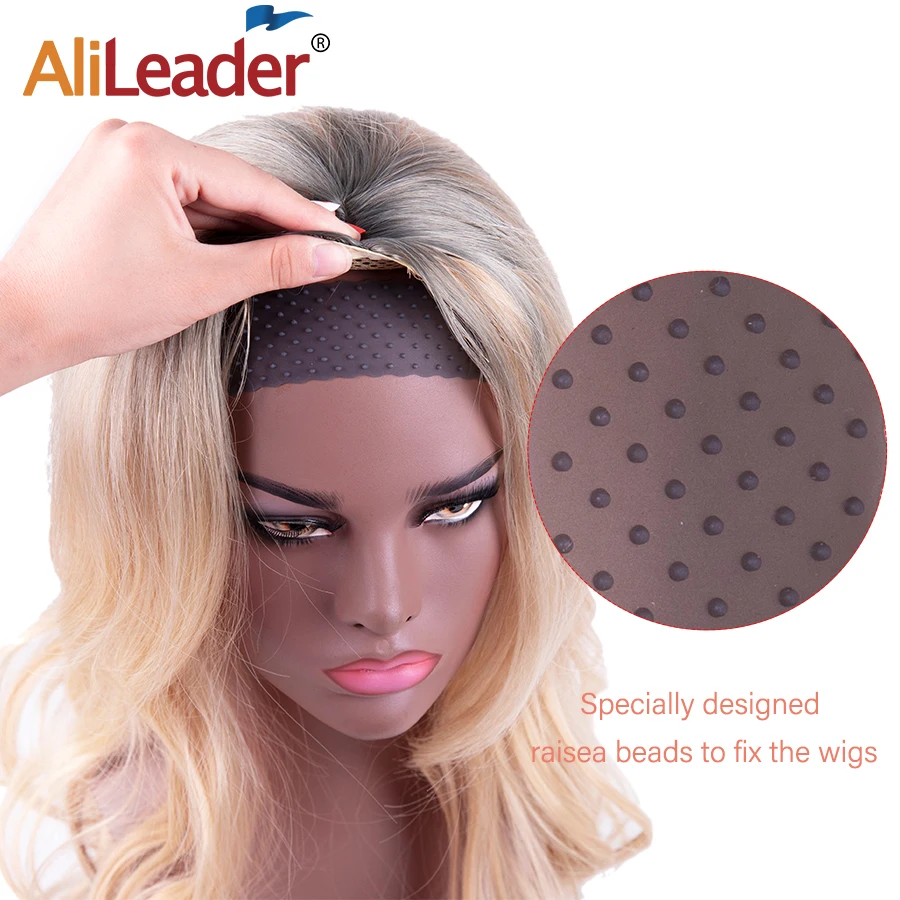Small Silicone Band To Fix Wig Glueless Wig Grip Headband Black Anti Slip  Silicone Wig Band Soft Elastic Wig Band For Edges 22Cm - AliExpress