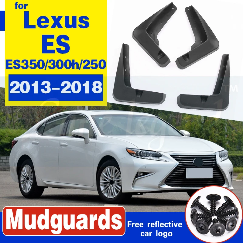 4X For Lexus ES 13-18 ES350 ES300h ES250 ES200 Mud Flaps Splash Guards Mudguards 4X For Lexus ES 13-18 ES350 ES300h ES250 ES200 Mud Flaps Splash Guards Mudguards