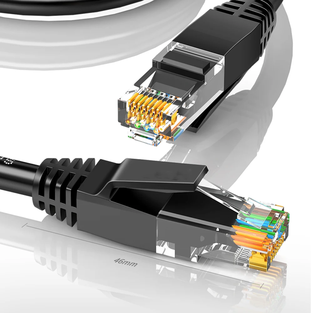Сетевой кабель CAT6 UTP 20 метров 24AWG * 4P открытый Высокоскоростной Ethernet Кабель линия м