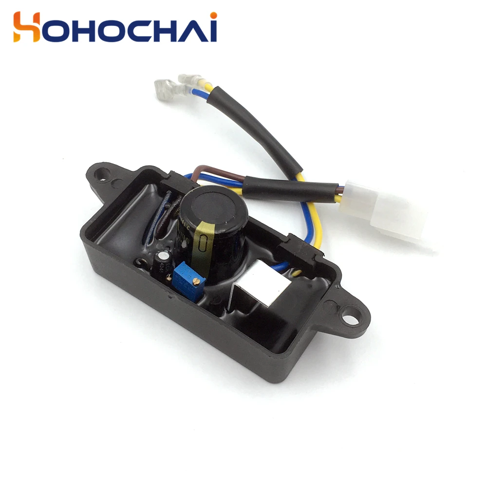 소형 가솔린 발전기용 AVR 자동 전압 조정기 안정기, 단상 6 전선, 250V/220uf, 168F GX160, 고품질