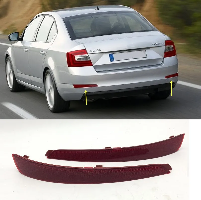 Отражатель заднего бампера для Skoda Octavia 5E A6 A7 2013 2014 2015 2016 2017 | Автомобили и