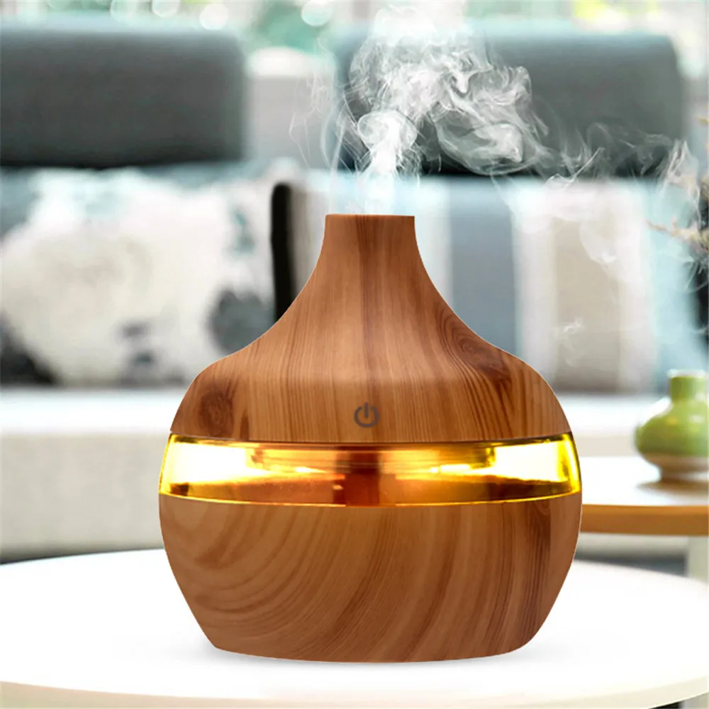 300ML Luftbefeuchter Ultraschall Duftöl Aroma Diffuser 7 LED Farben Humidifier 