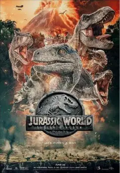 

Jurassic World: Fallen Kingdom 2018 Special Edition SILK POSTER Wall painting 24x36inch