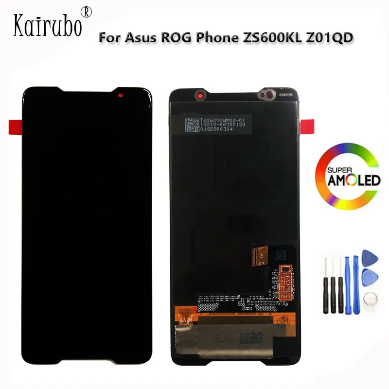 2019 новый лучший 6 0 дюймовый AMOLED экран для ASUS ROG Phone ZS600KL ЖК дисплей + Сенсорная
