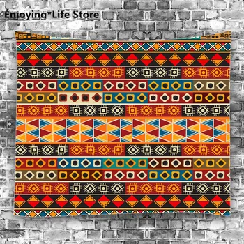 

New Ethnic Style Printing Tapestry Creative Home Cloth Wall Blanket Polyester Background Painting Tapestry Wall Hanging