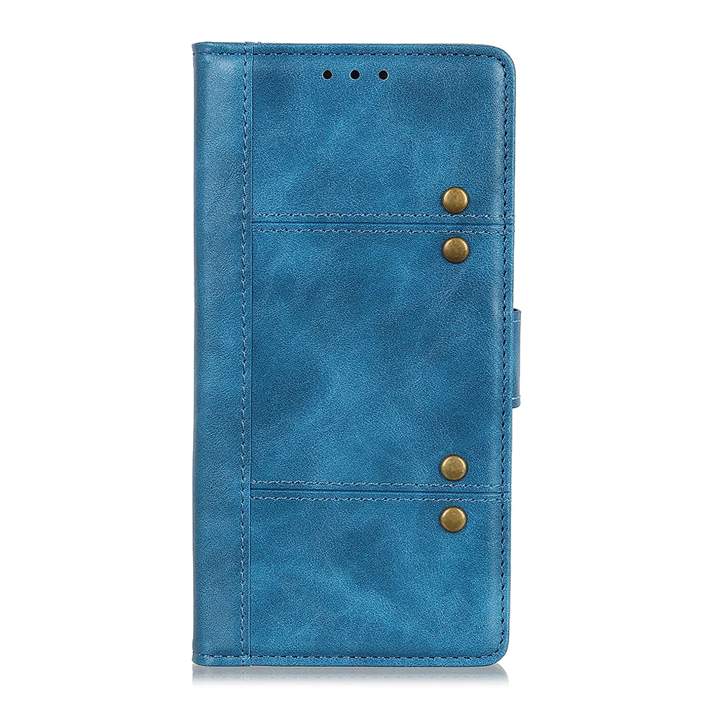 For Nokia 6.2 Case Full Protection PU Leather Folding Stand Shockproof Wallet Type Phone Protector Anti-Scratch Shockproof Coque - Цвет: Синий