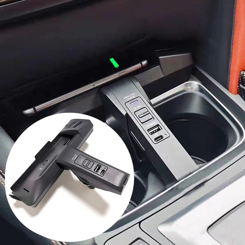 For BMW 1 2 Series F20 F21 F22 F23 M2 F87 2016-2020 10W qi wireless charger charging plate wireless phone charger phone holder