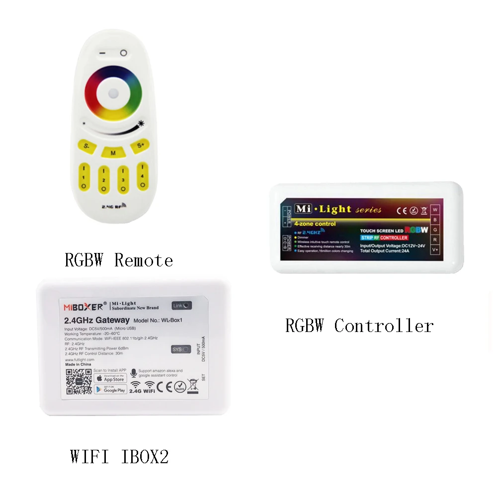Светодиодный пульт управления Mi light беспроводной RGBW 2 4G Wi Fi Ibox2 управление Box Для