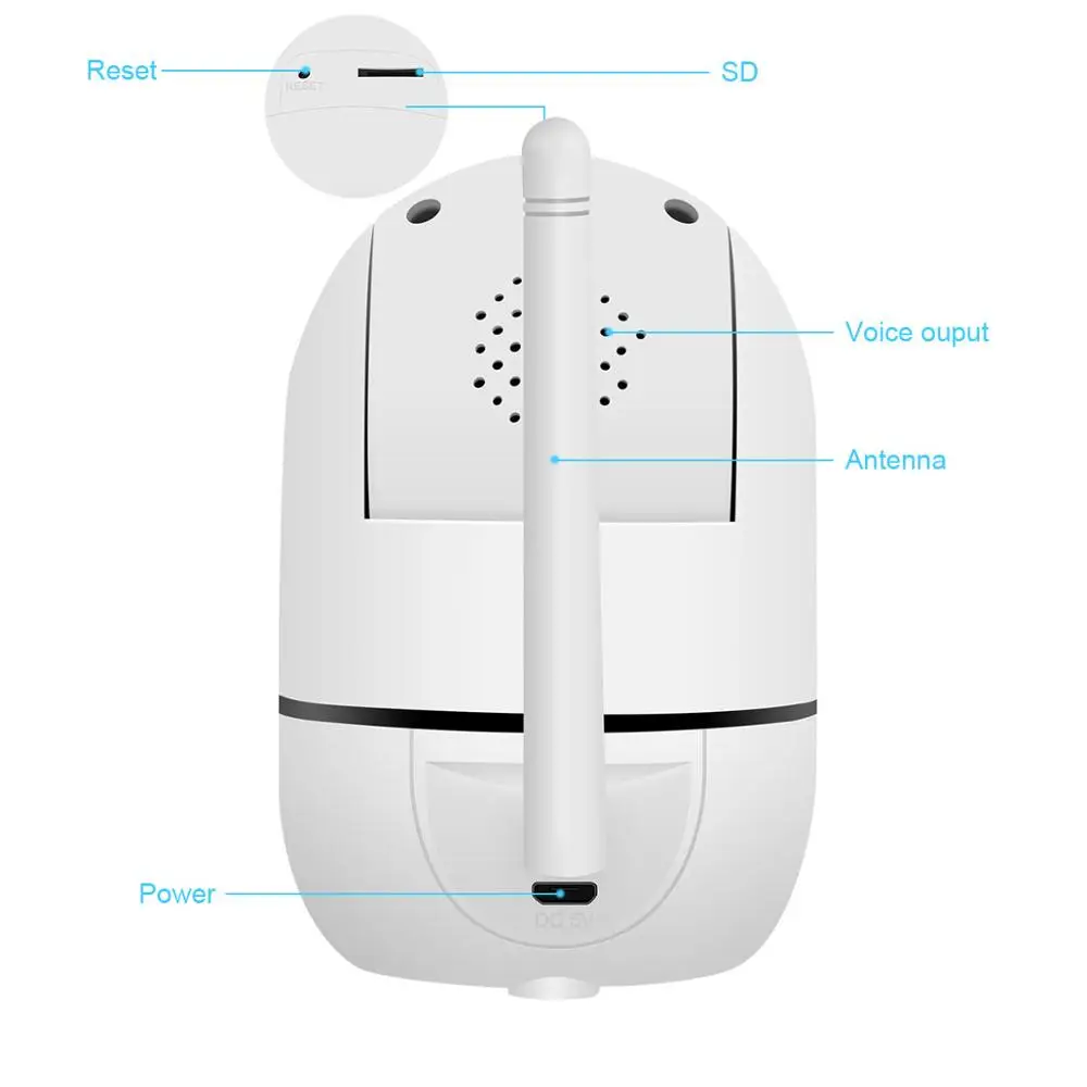 JOOAN беспроводная ip камера 1080P HD умная WiFi для домашней безопасности инфракрасное