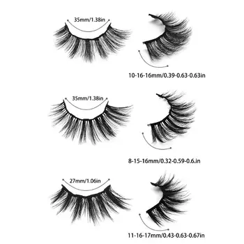 

5 Pairs 3D Magnetic Eyelashes with Magnetic Eyeliner and Tweezer Set Makeup Tool