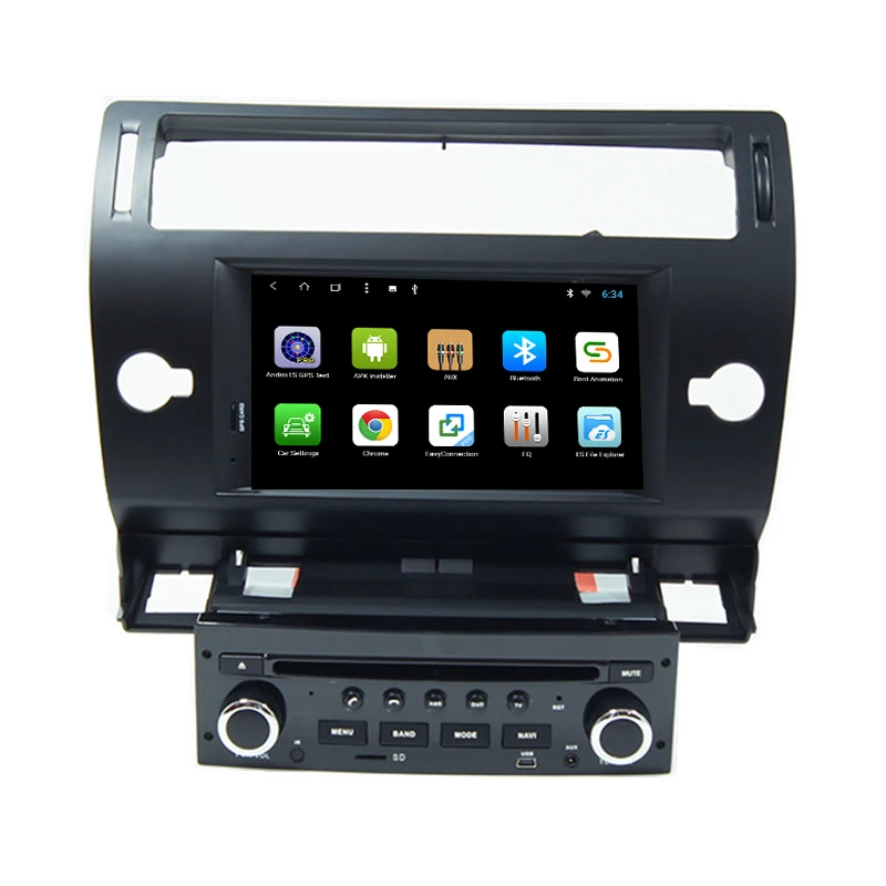 Автомобильный DVD плеер YAZH32GB для Citroen C4 C Quatre 2004 2005 2006 2007 2008 2009 2010 Android авто радио