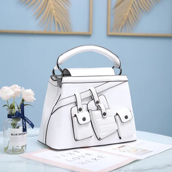 

Multifunctional fashion messenger shoulder bag Women's bags for women 2020 new luxury purses and handbags belt high quality tote