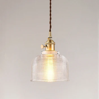 

Sale Color Pendant Light Lamp Glass Design Deco Led Hanging Light Fixtures Bedroom Modern Copper Japanese Luminaire Suspension