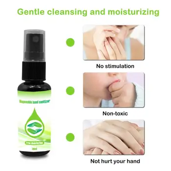 

30ml Alcohol-Free No washing Hand Sanitizer Bacteriostatic Portable Mini Disinfectant protection spray dropshipping