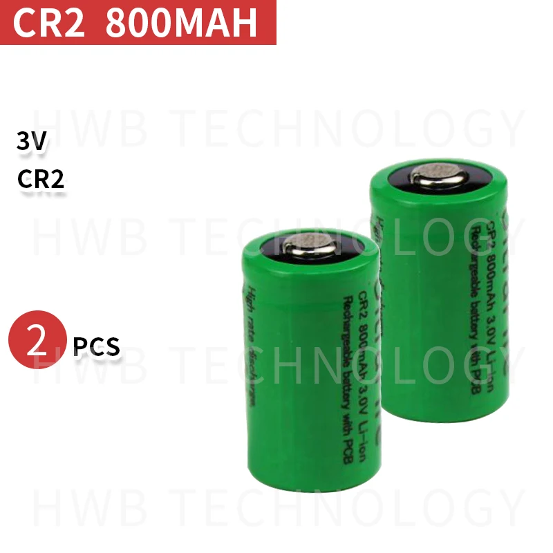 2 шт. Новинка 3V CR2 15270 800mah перезаряжаемые батареи Цифровая камера сделан