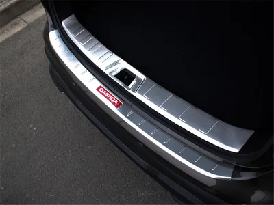 Для Nissan Qashqai из нержавеющей стали Задний бампер протектор порога багажника задняя защита протектора пластина автомобиля Стайлинг