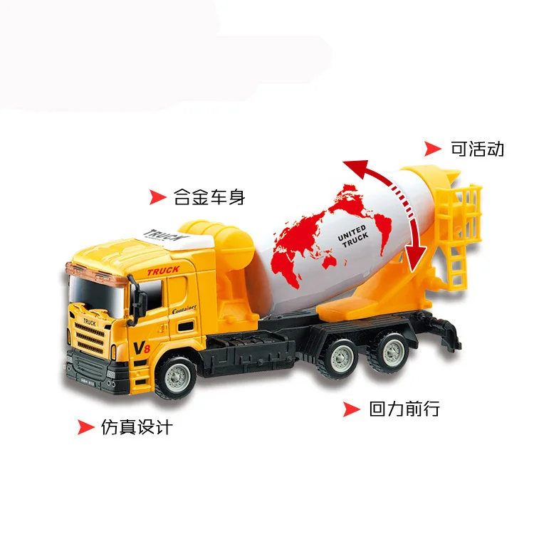 

CHILDREN'S Toy Warrior Alloy Car Model Set Model Firefighting Military Engineering Vehicle Boy Toy Hot Selling