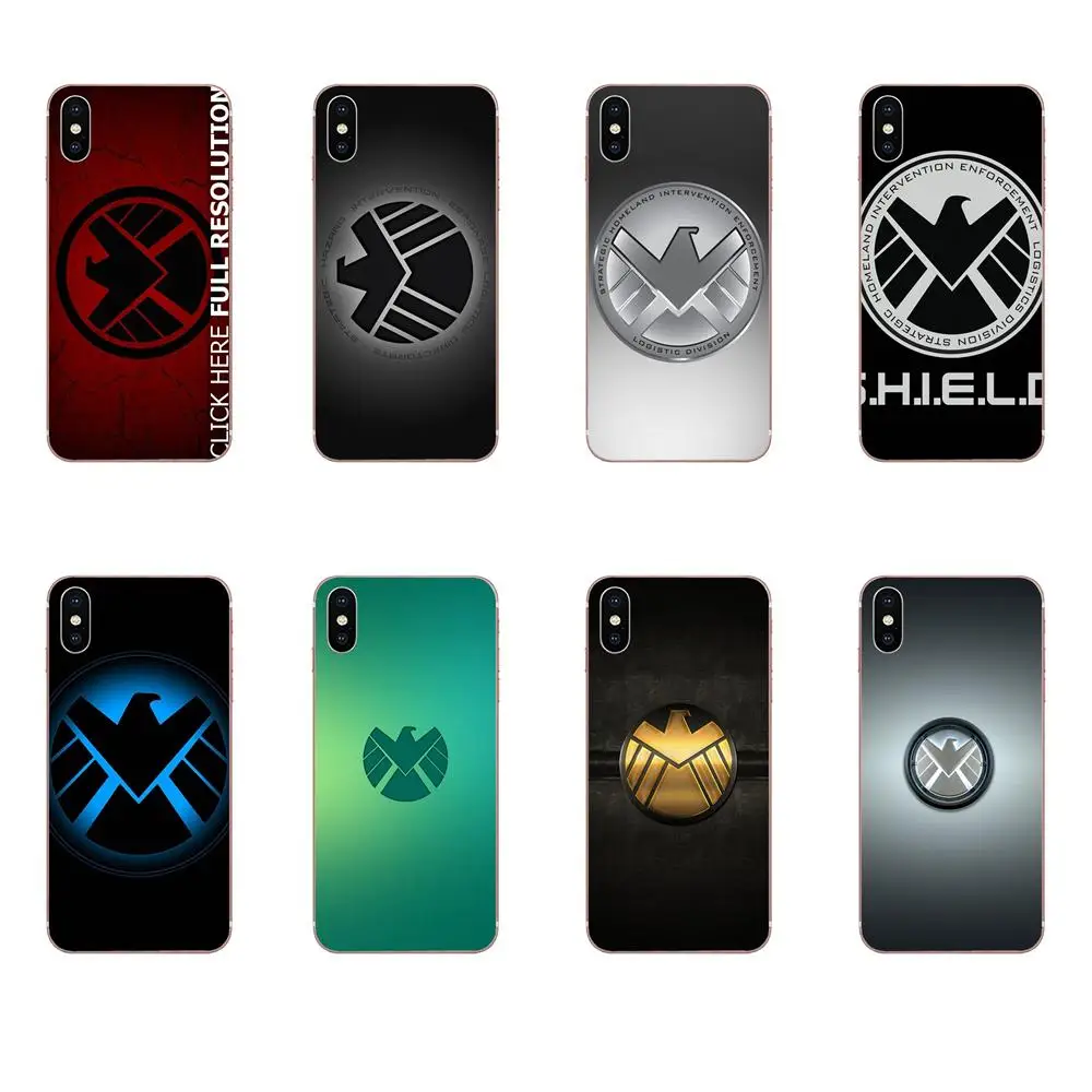 S. h. i. e. l. d Резиновый прозрачный чехол с логотипом для телефона huawei Honor mate 7 7A 8 9 10 20 V8