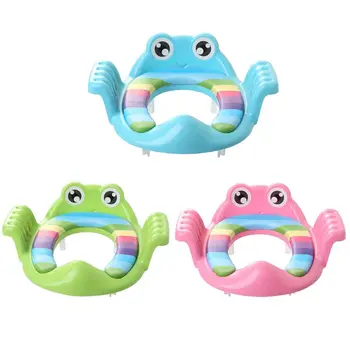 

Baby Cartoon Toilet Seat Anti-slip Adjustable Auxiliary Cushion Potty Ring G99C