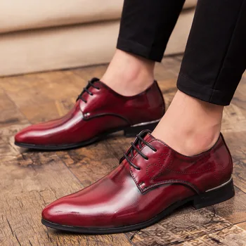 

Leisure Time Leather Shoes Sharp Wipe Color Male Shoe Genuine Leather Loser Will Code Doug Shoe 45464748 Code Shoes The Tide Of