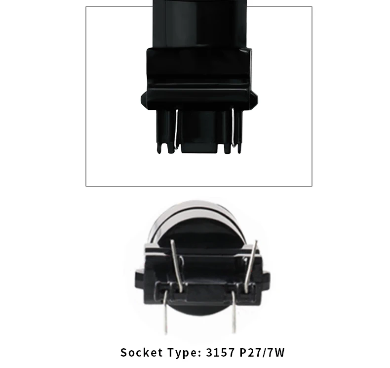 CanBus error free 1156 BA15S P21W 1157 P21/5 Вт BAY15D Фары заднего хода автомобиля светодиодный светильник 3157 P27/7 Вт 7443 авто тормозные лампы 12 V-24 V лампы