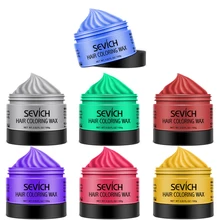 100 г одноразовая краска для волос, временная, одноразовая, унисекс, сделай сам, цвет волос, воск, Формовочная паста, для укладки волос, цвет, крем, белый, серый