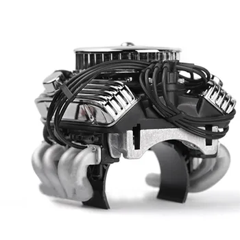 

For GRC Classic V8 Engine Motor Cooler Cooling Fan for 1/10 TRX4 Defender SCX10 RC4WD D90 RC Crawler Car Parts Accessories Heat