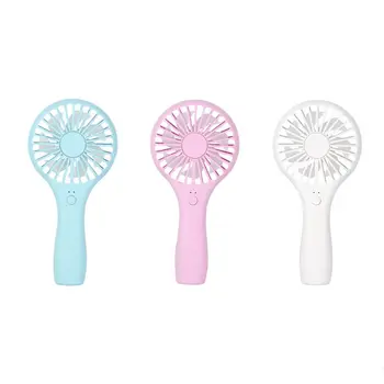 

Portable Hand Fan Battery Operated USB Power Handheld Mini Fan Cooler with Strap F42B