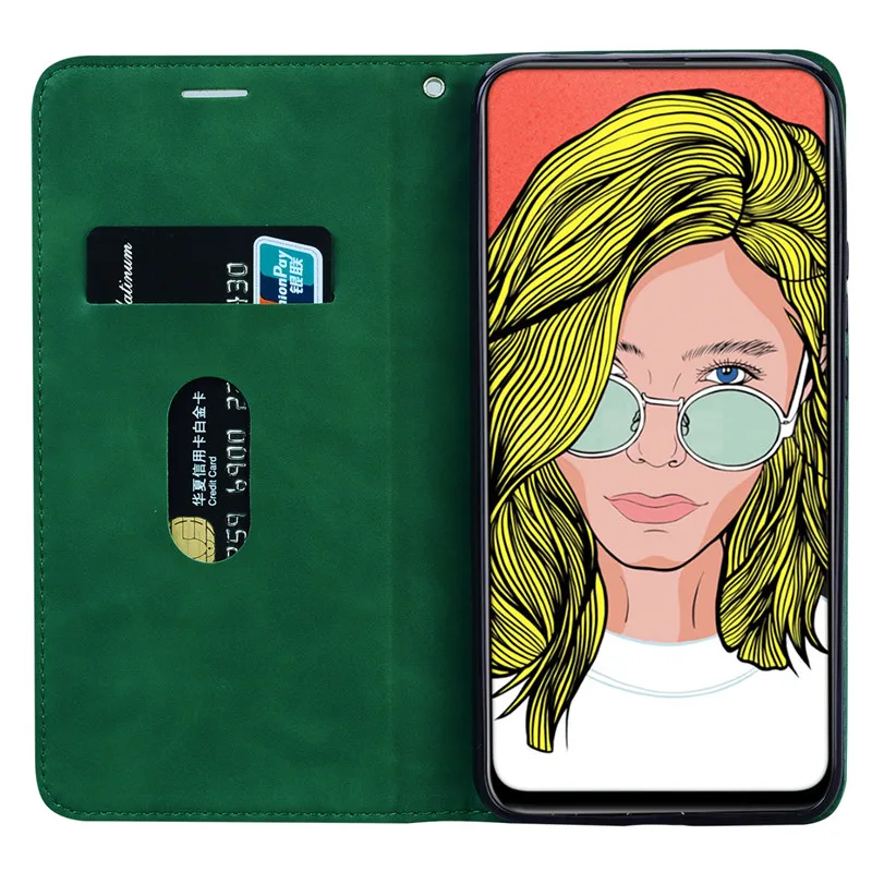 Da Điện Cho Huawei P Smart Z Bao STK-LX1 Full Ốp Lưng Đứng Ví Dành Cho Huawei P Smart Z coque Sách Ốp Lưng Điện Thoại huawei phone cover