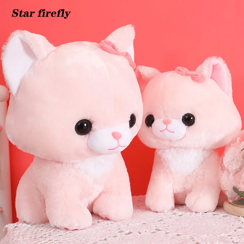 

30CM 40CM Cute sitting rice cake small milk cat soft plush toy Exquisite Stuffed toy for gifts