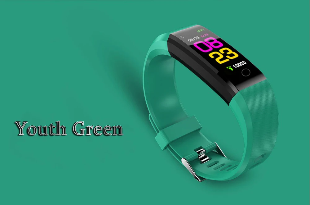 Bluetooth Смарт-часы для мужчин 115 плюс браслет пульсометр кровяное давление смарт-Браслет фитнес-трекер для женщин для Ios Android