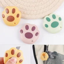 Petit couteau coupe papier rétractable à griffes de chat, dessin animé mignon Kawaii, Durable, Mini couteau utilitaire Portable, fournitures de bureau à domicile