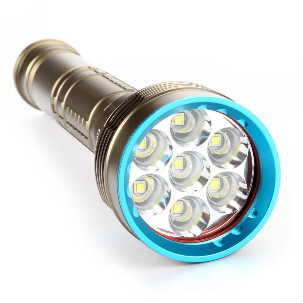  New LED Diving flashlight 7 x XM-L2 7000LM Flashlight Underwater 100M Waterproof Lamp Torch & 3x266 - 4000167541295