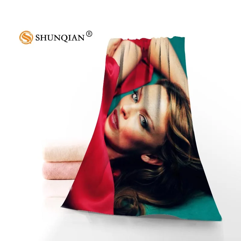 6 На заказ Kylie Minogue 35x75 см полотенце для лица s facmarleth бамбуковое волокно мочалка быстросохнущее спортивное полотенце - Цвет: 6