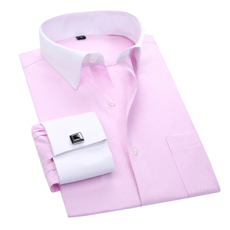 Men's White Long Sleeved Dress Shirt Formal camisa masculin dress shirts,men casual shirts